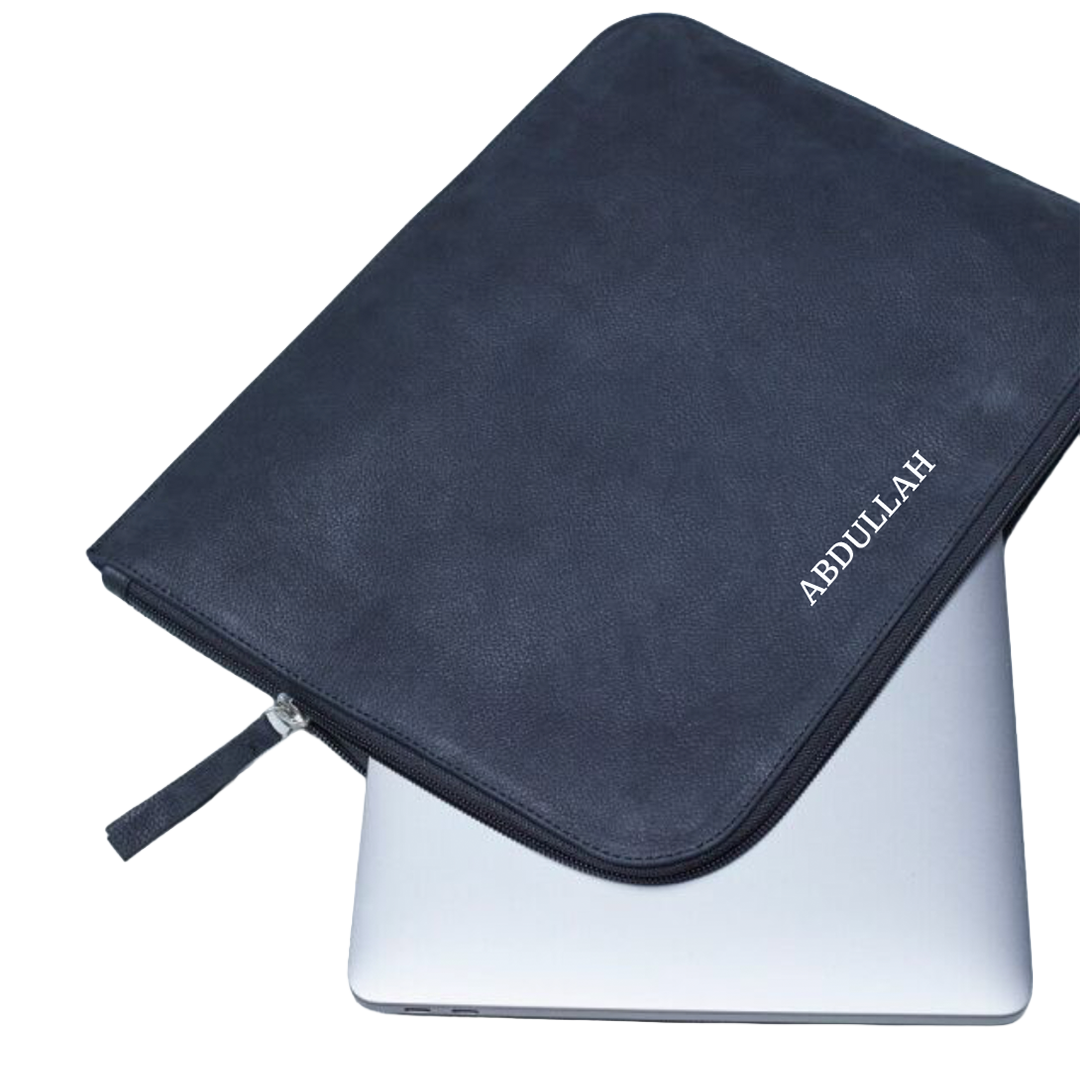 For Him-Plain Canvas Laptop Case