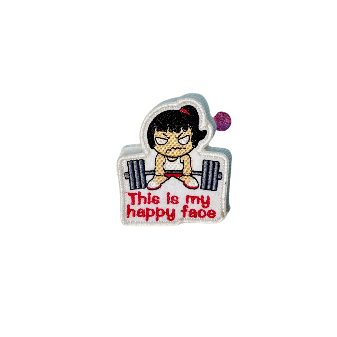 Velcro patch-This is my happy face