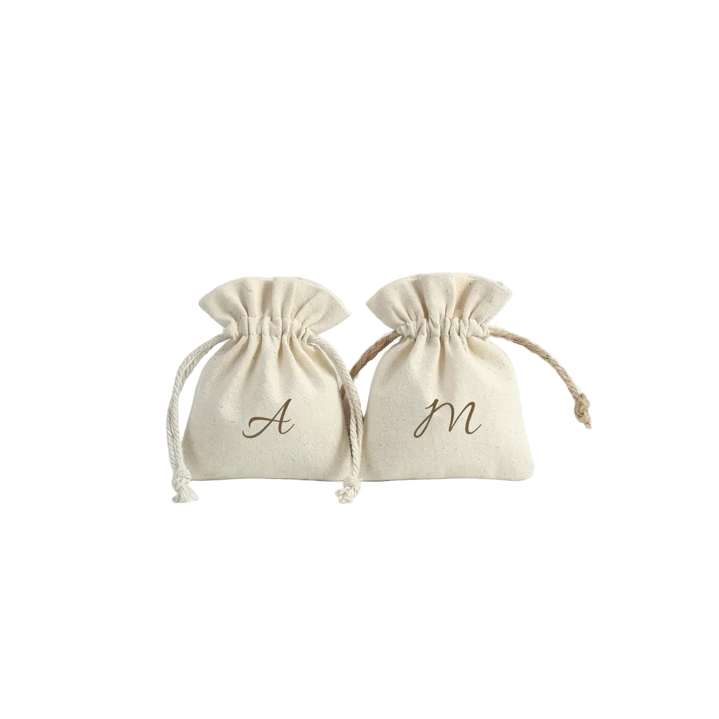 Custom Canvas Drawstring Pouches