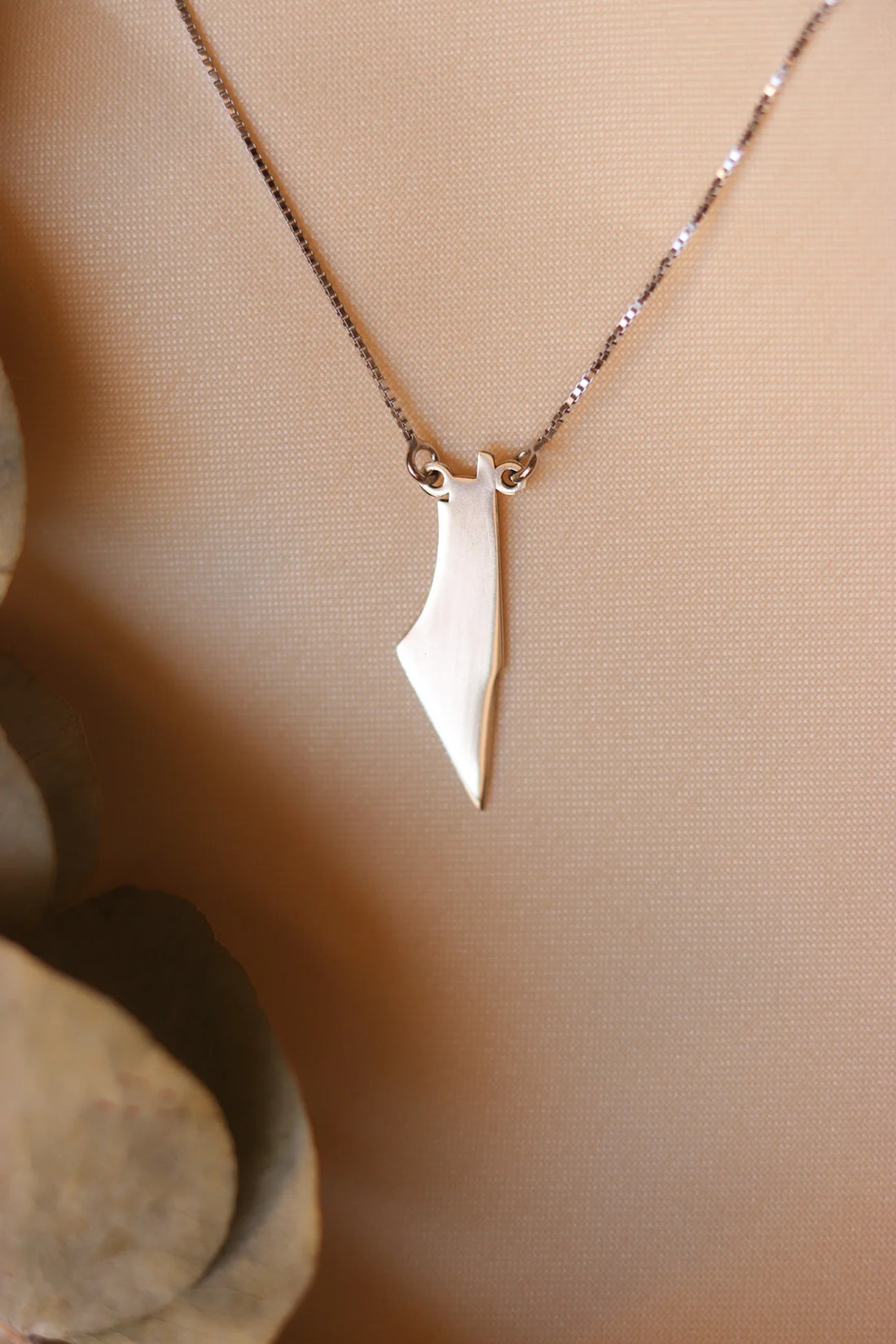 TCBnecklace: Palestine full map-Silver