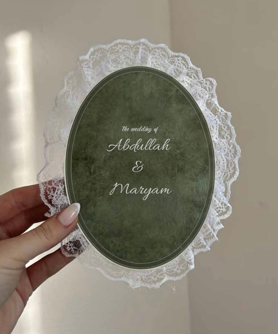 Wedding Reception-Welcome Card