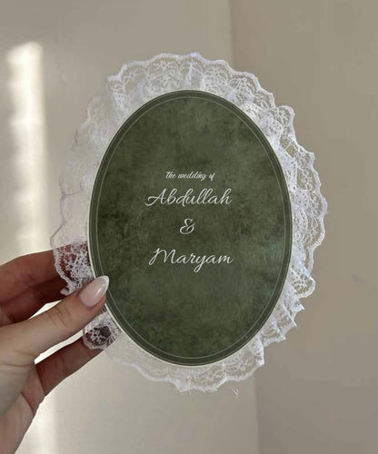 Wedding Reception-Welcome Card