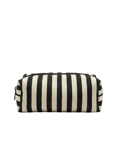 Black-White Stripe Pouch