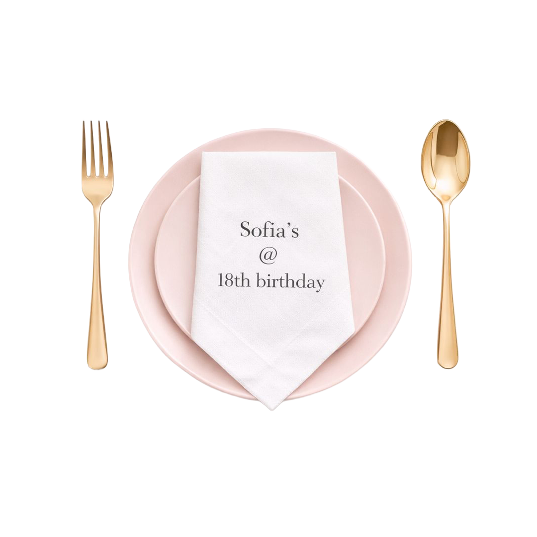 Birthday-Customize Table Napkin