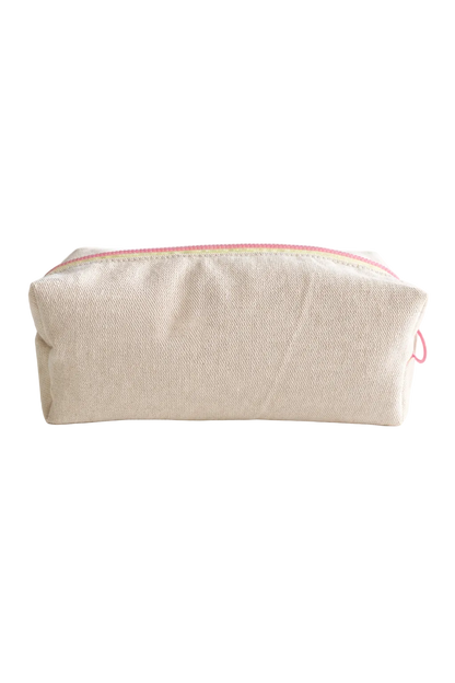 Canvas Colored Zip Pouch