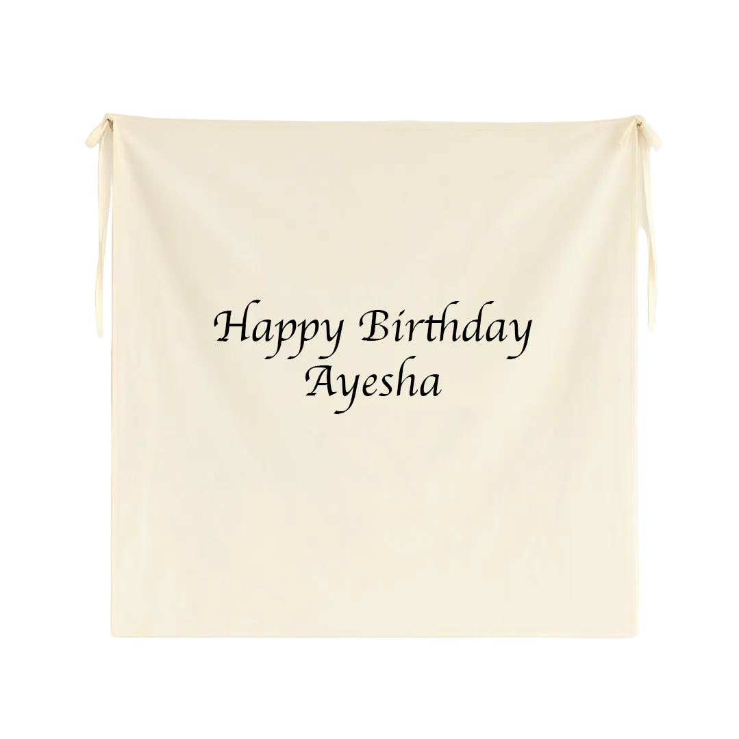 Customize Birthday Banner