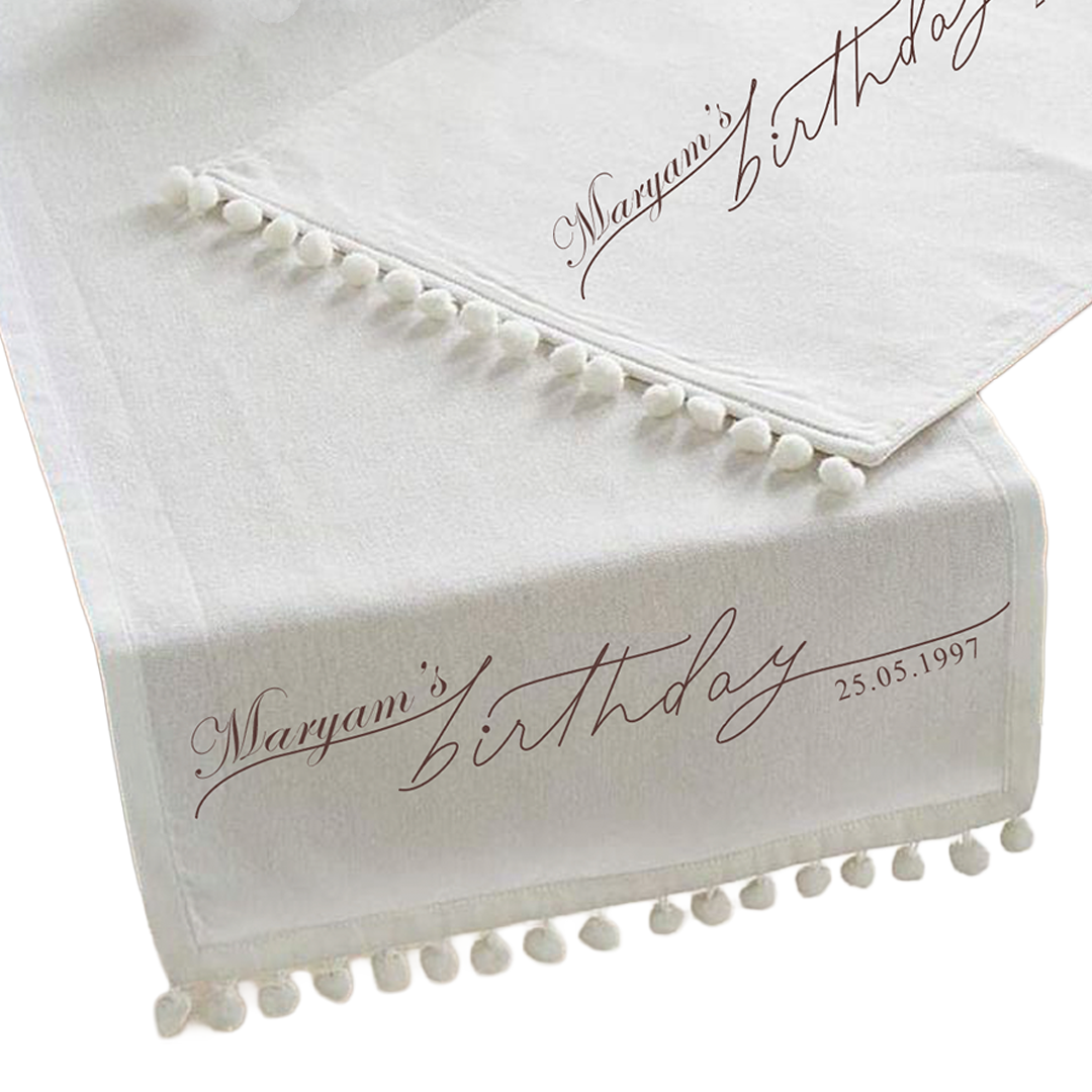 Birthday Table Runner