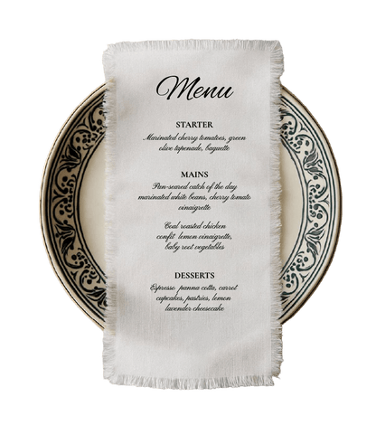 Customized Menu