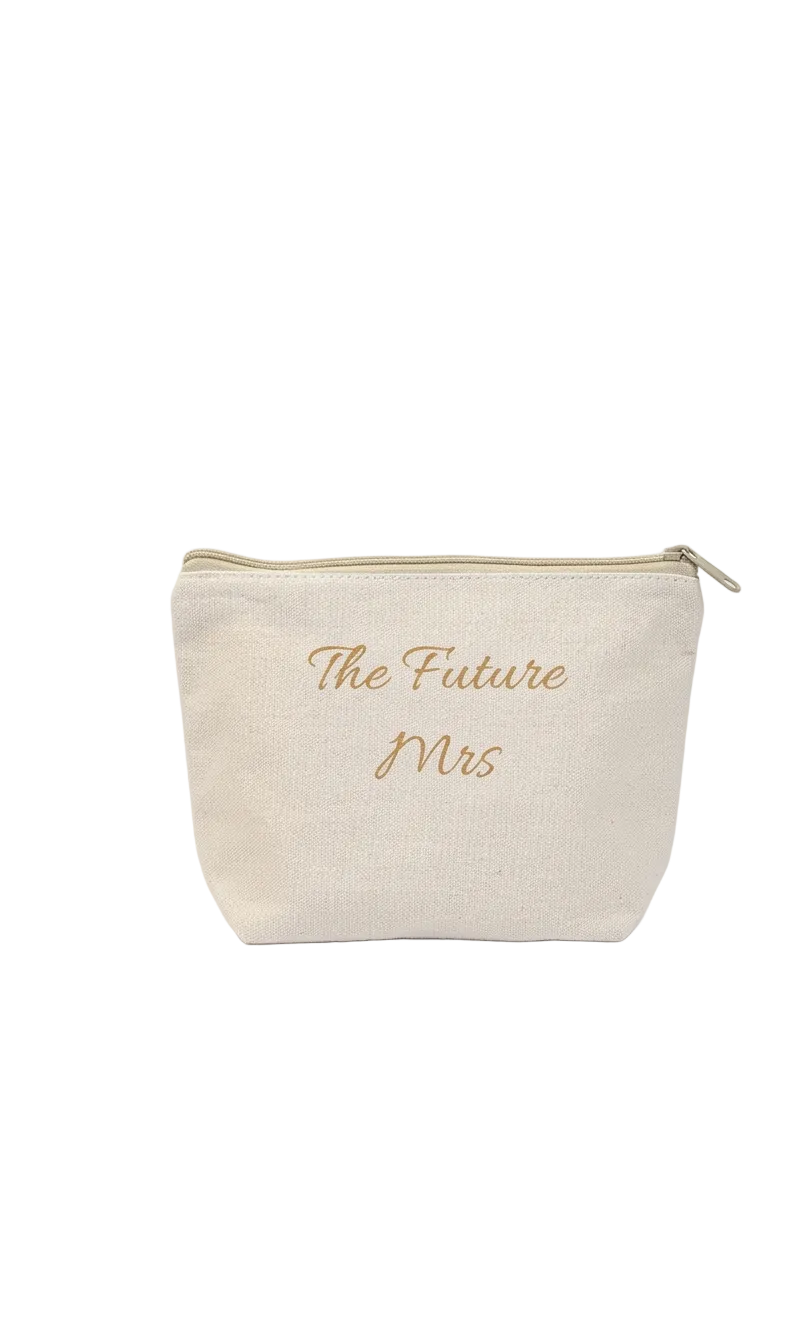 Bridal Mini Canvas Pouch
