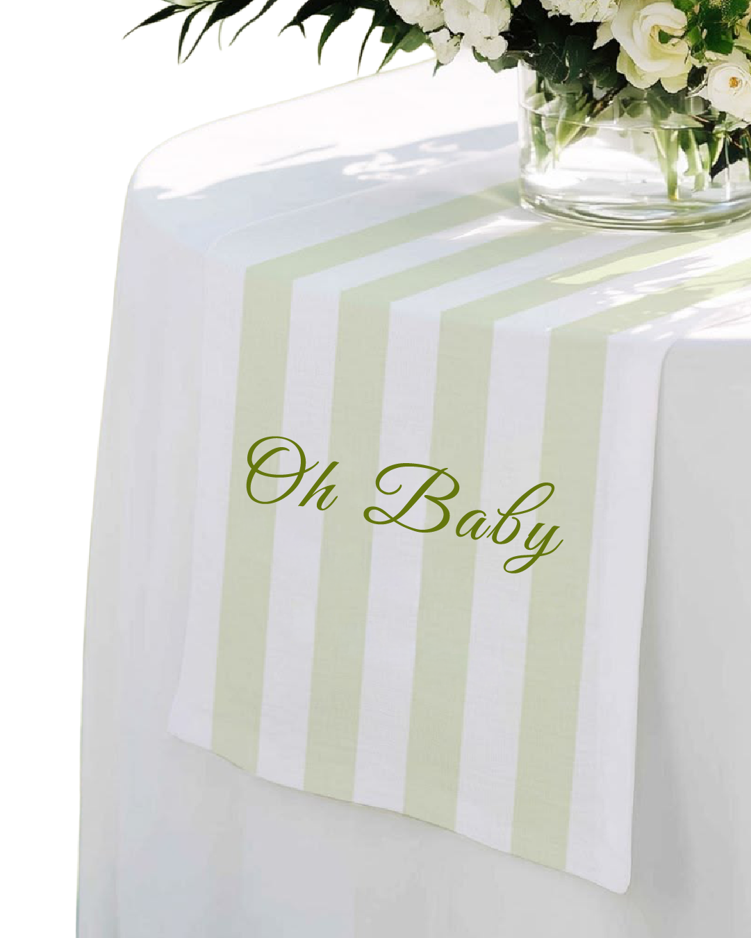 Baby Shower Table Runner