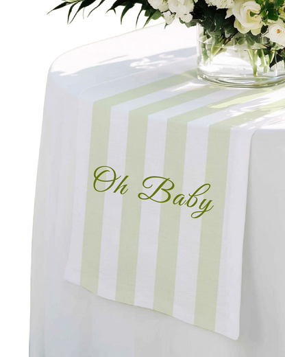 Baby Shower Table Runner