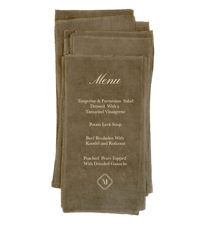 Customized Menu