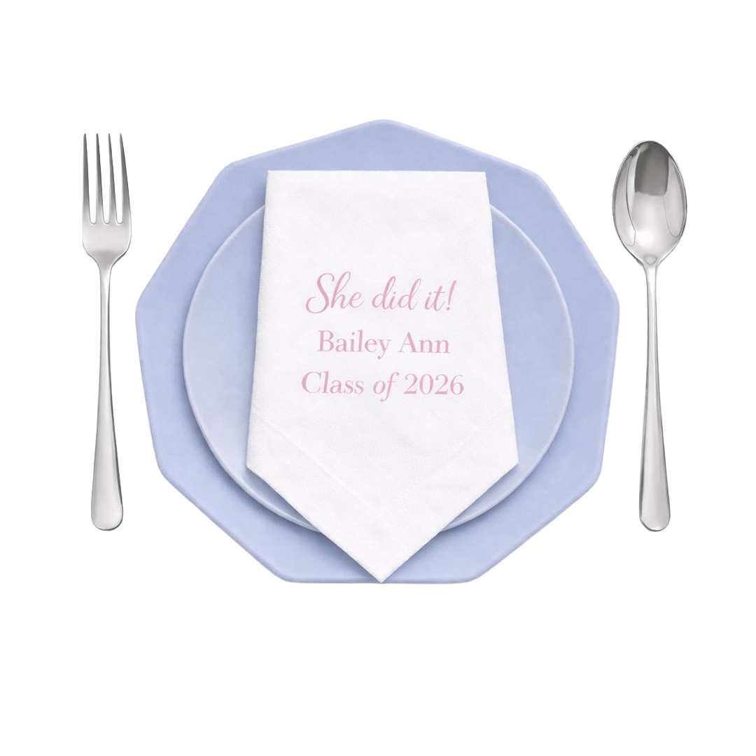 Graduation-Customize Table napkin