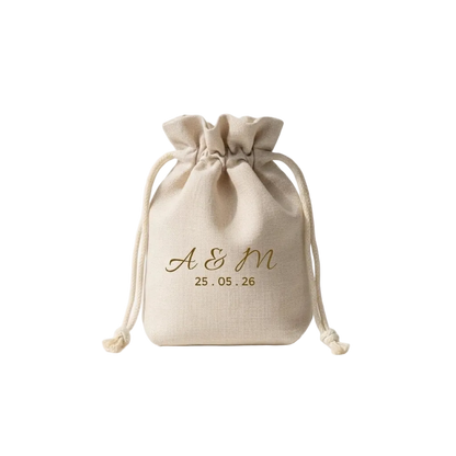 Custom Canvas Drawstring Pouches