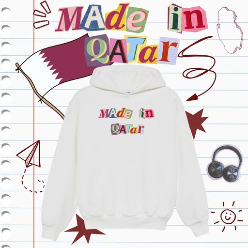 CUSTOM NATION: Kids Hoodie-made in Qatar