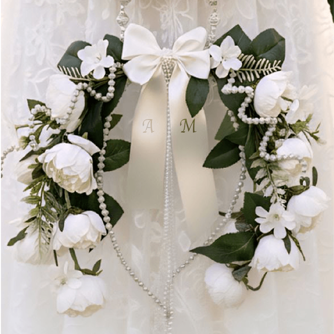 Personalized Bridal bouquet Ribbon