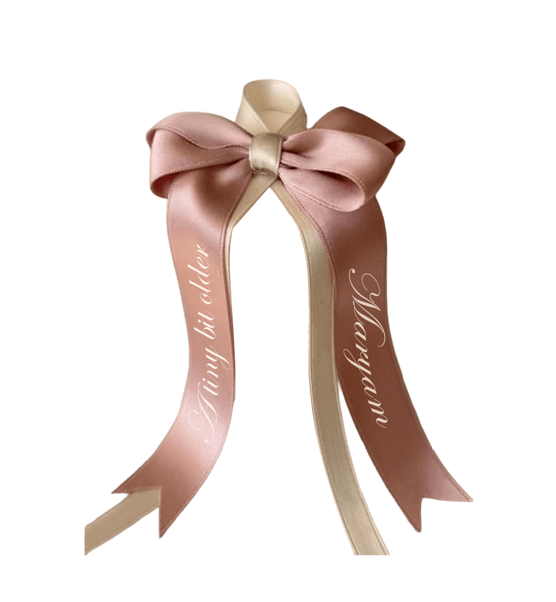 Custom Tag-Ribbon bow