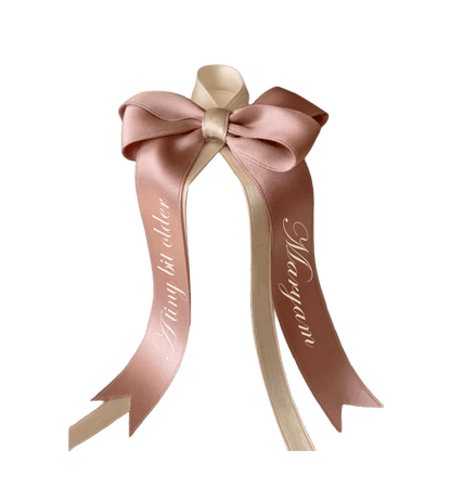 Custom Tag-Ribbon bow