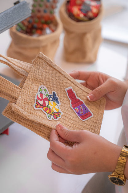 Mini Jute Tote Bag