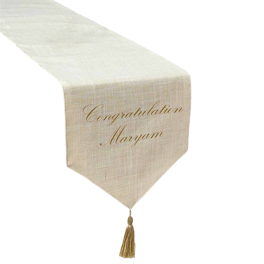 Graduation-Customize Table runner