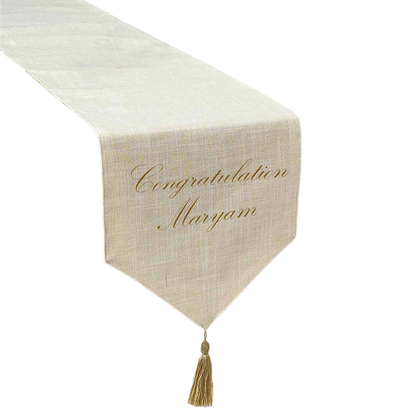Graduation-Customize Table runner