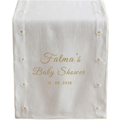 Baby Shower Table Runner