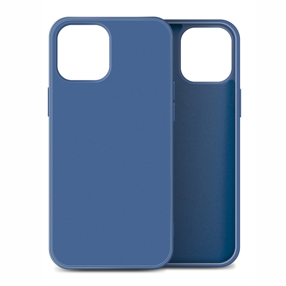 GLANCES: phone case-Silicone Dark blue