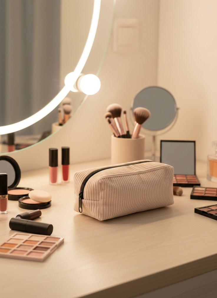 NEEDLE CONCEPT: BIG-Soft Corduroy Pouch