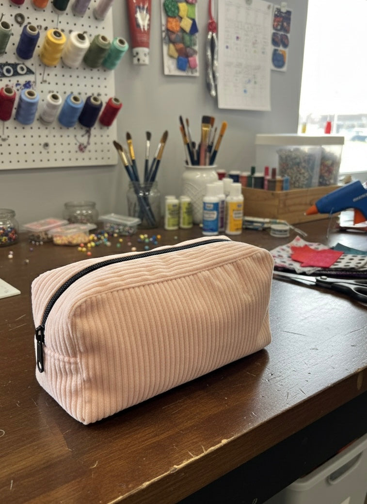 NEEDLE CONCEPT: BIG-Soft Corduroy Pouch