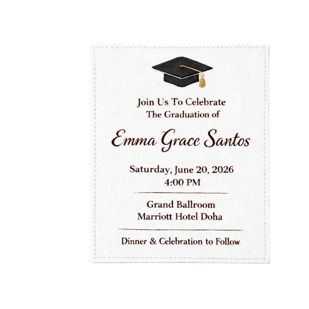 Graduation-Customize Invitation