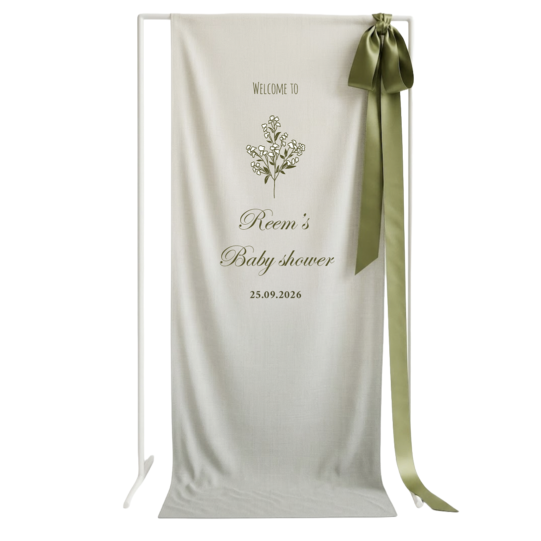 Baby Customize Big  Banner