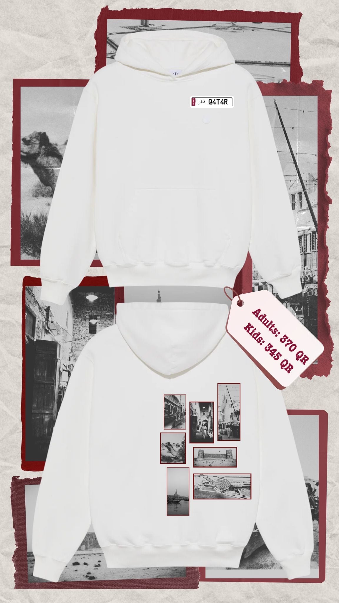CUSTOM NATION: Hoodie-Q4T4R