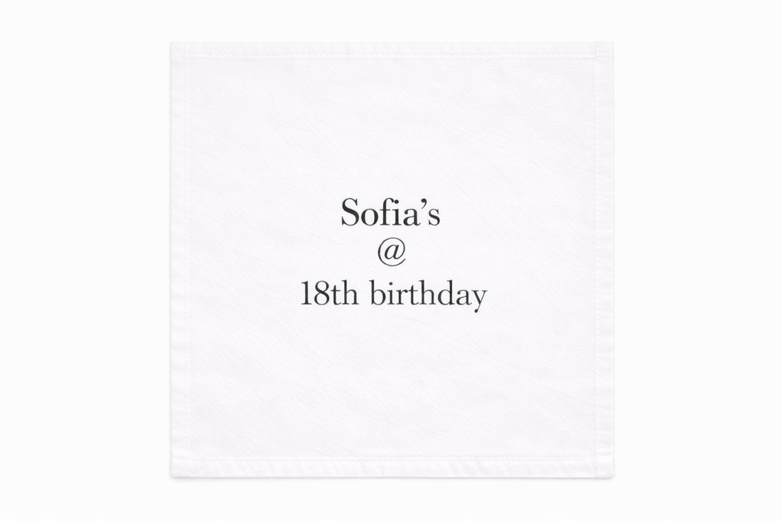 Birthday-Customize Table Napkin