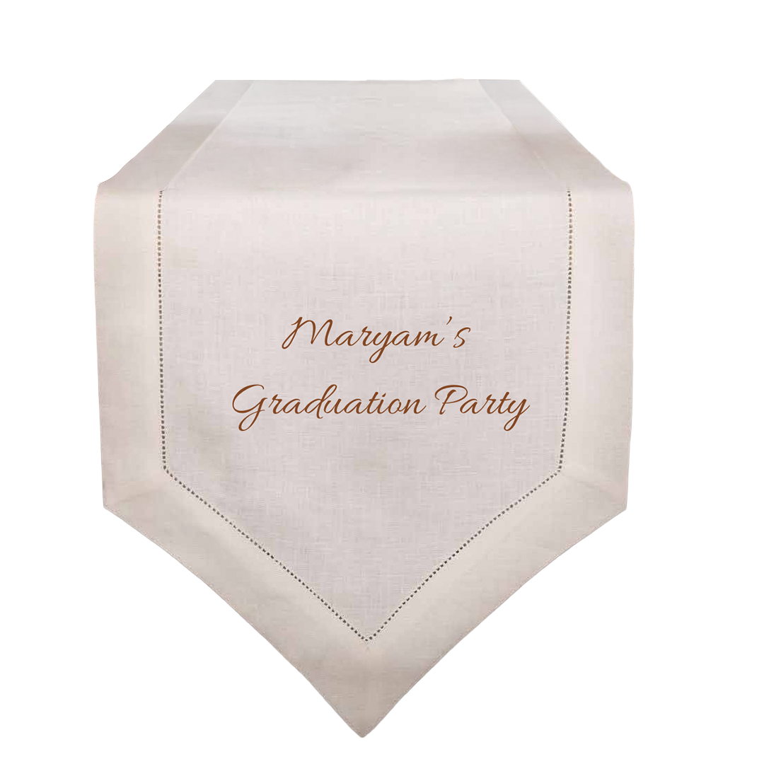 Graduation-Customize Table runner